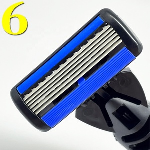 Mens cạo râu sản phẩm tẩy lông sáu lưỡi dao cạo Chất lượng cao 6 lưỡi dao cạo nam thích chất lượng an toàn - Product Image 2