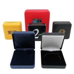 Caja de almacenamiento de monedas conmemorativas de fábrica Caja de embalaje de insignia de alta calidad - Product Image 1