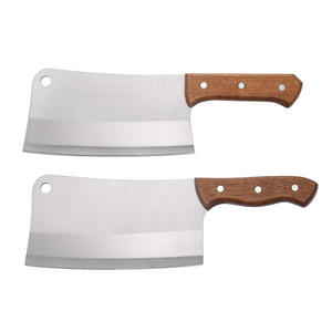 Coltello Professionale Multiuso per Tagliare Ossa con Lama Rinforzata Premium e Manico in Legno per Cucina, <span class=keywords><strong>Macelleria</strong></span> e Cucina all'Aperto - Product Image 1