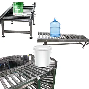 Meja Roller transmisi perakitan atau barang konveyor jalur rakitan untuk jalur kemasan