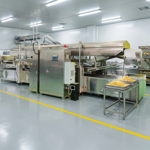 <span class=keywords><strong>Friteuse</strong></span> électrique industrielle Moxin de <span class=keywords><strong>grande</strong></span> <span class=keywords><strong>capacité</strong></span> à cuisson continue pour la friture des aliments et des frites, idéale pour les usines de transformation alimentaire - Product Image 6
