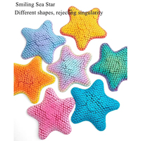 Ornement Étoile de Mer Imprimé en 3D 2026, Décoration Animale Marine, Jouet de Bureau Rotatif Articulé, Cadeau Anti-Stress pour le Bureau