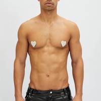 PATON Vente en gros Custom X Marks the Spot Wear sur son propre ou sous un Mesh/Sheer Top Metal and Crystal Finish X Nipple Cover