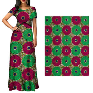 Trong Kho Hai Mặt 100% Polyester Phi Vải Sáp Hình Học Dân tộc Batik In Ngụy Trang Cho Quần Áo - Product Image 3