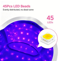 Lampe à ongles UV LED professionnelle rechargeable sans fil 72W avec ventilateur intégré, motif cœur rose, pour salons de manucure, avec logo personnalisé, vente en gros