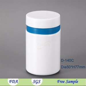 300 ml claro cilindro de plástico para mascotas de <span class=keywords><strong>calcio</strong></span>/vitamina botella de 10 oz PET transparente <span class=keywords><strong>suplemento</strong></span> ronda contenedor - Product Image 3
