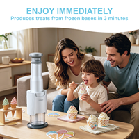 Machine à crème glacée robuste et portable pour usage domestique et extérieur, logo personnalisé