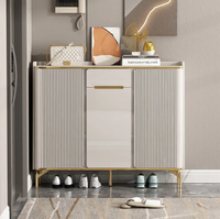 Meubles de salon au design moderne, armoire à chaussures en bois, console d'entrée, armoires à chaussures