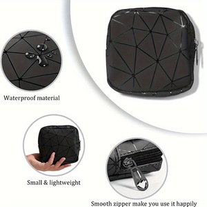 Bolsa de Almacenamiento para Toallas Sanitarias con Diseño Geométrico, Impermeable, Mini Organizador de Toallas para Mujeres y Niñas, Ideal para Viajes, Gran Venta 2026 - Product Image 5