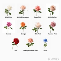 Roses en soie réalistes au toucher naturel pour les mariages, les remises de diplômes, la fête des mères, les centres de table et la décoration de la pièce - Prix de gros d'usine