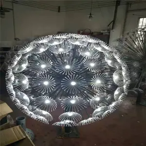 2022 dropshipping black wire xmas light strings led eid camel ramadan wall decoration dandelion led