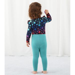 Conjunto de Body y Pantalón para Bebé al por Mayor, Manga Larga, Estampado de Estrellas, Unisex, Ropa de Punto Suave, Estilo Casual - Product Image 5