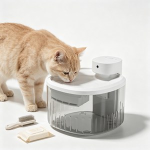Lightweight Washable Pet Water <b>Feeder</b> Safe Voltage Recirculating <b>Cat</b> Dog Drinking Fountain - Product Image 1