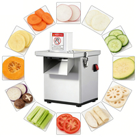 Industriële groentesnijder met hoge capaciteit, 220V motor, 600kg/u, laag geluidsniveau, voor QSR-restaurantketens, aardappel- en fruitverwerking