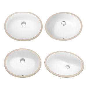 Lavandino in ceramica da bagno sospeso con canna di fucile bianco personalizzato all'ingrosso con prezzo competitivo - Product Image 1