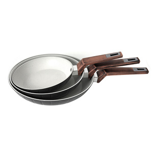 Ustensiles de cuisine en aluminium, appareils de cuisine, wok en céramique sain, marmite à soupe antiadhésive, ensemble de 13 ustensiles de cuisine, couvercle en verre, base multicouche - Product Image 3