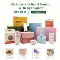 Sac cadeau de luxe en papier Bravo avec poignée, boîtes d'emballage pliables élégantes et gaufrées pour mariage, salon, spa, marque de start-up