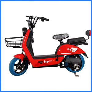 Vélo électrique urbain sans balais 48V 350W, pneus 14 pouces, batterie au plomb-acide 20Ah, moteur moyeu arrière, léger, pour trajets quotidiens des adultes - Product Image 4