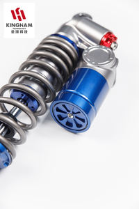 בולם זעזועים לאופנוע מתכוונן קינגהאם זעזועים אחוריים שונה עבור ימאהה הונדה OEM שיכוך מתלי מנוע מתכווננים - Product Image 5