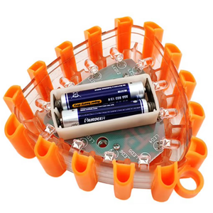 Orange Lumière Stroboscopique <span class=keywords><strong>de</strong></span> <span class=keywords><strong>Véhicule</strong></span> Triangle D'avertissement <span class=keywords><strong>de</strong></span> Trafic <span class=keywords><strong>De</strong></span> Sécurité Routière Lampe - Product Image 2