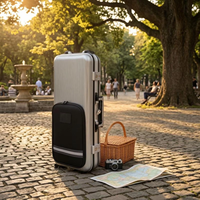 Sac de transport portable pour saxophone alto en ABS, étui rigide étanche pour la pratique quotidienne et les voyages en extérieur