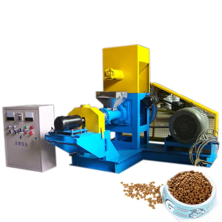 Automatic Animal Feed Cat Extruder Puffer Machine Dog Food Maker Machinery
