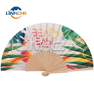 Ventiladores plegables de madera impresos españoles de alta calidad para la venta - Product Image 2