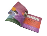Impression de brochures sur papier couché personnalisé, manuel d'instructions, impression de dépliants