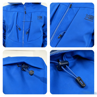 Blouson Bomber Homme Tissé Imperméable à Capuche Coupe-Vent Léger Décontracté Streetwear Col Montant en Polyester Long pour l'extérieur (ODM)
