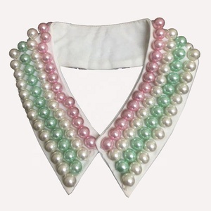 Sorority Accessory Pearl Jewelry Girl Gift Retro Women White Black Pearl Handmade pink green Collar <span class=keywords><strong>collana</strong></span> di <span class=keywords><strong>perle</strong></span> - Product Image 5