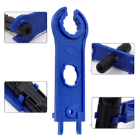 Kit d'outils multifonctionnels pour dénuder les fils et sertir les connecteurs, avec construction en acier A3 et poignée en PVC pour connecteurs PV