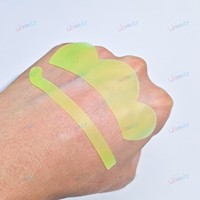 Libeauty 2 en 1 Patch pour les yeux des cils avec ruban de levage des cils Patchs pour les yeux en silicone souple réutilisables pour Salon Lash Lift et outil de teinte