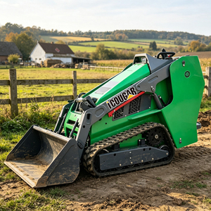 Micro-chargeur sur chenilles Cougars CG1050 500 kg avec moteur diesel Kubota, style <span class=keywords><strong>Dingo</strong></span>, certifié CE - Product Image 1