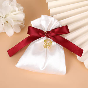 Tas kesukaan tali <span class=keywords><strong>Satin</strong></span>-Ins pernikahan & kantong hadiah pesta untuk permen/sampel parfum/Perhiasan, dapat disesuaikan & digunakan kembali (Pastel) - Product Image 5