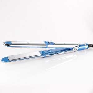 Plancha y Rizador de Pelo 2 en 1 de Acero Inoxidable con Revestimiento Cerámico, Calentamiento Rápido PTC, Anti-Resequedad y Puntas Abiertas, Ideal para Viajes y Venta al por Mayor para Salones - Product Image 1