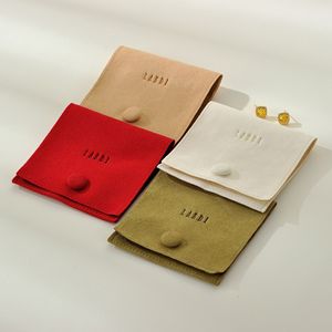 Customized Suede Microfiber Jewelry Buckle Bag One Stop Service <b>Black</b> Magnetic Jewelry <b>Box</b> - Product Image 5