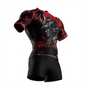 Samurai Code – T-shirt de compression ajusté unisexe, imprimé par sublimation, respirant, anti-humidité, UPF50+, arts martiaux mixtes - Product Image 1