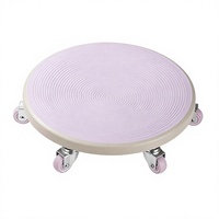 Disque d'entraînement abdominal silencieux à six roues pour abdominaux, équipement de fitness à domicile