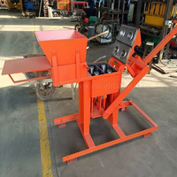 Presse manuelle à blocs de terre 2-40, machine à briques de terre compactée pour un seul opérateur, populaire en Afrique