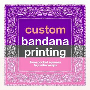 Pañuelos Personalizados al por Mayor, Accesorio de Moda, Pañuelo para la Cabeza con el Logotipo de su Empresa, Pañuelo Personalizado con Logotipo para Revendedores ABC - Product Image 1