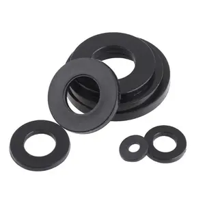 Trung quốc giá thấp máy giặt sản phẩm nhựa đen trắng EPDM cao su Nylon phẳng máy giặt