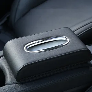 Car Armrest Pad Cover PU Leather Auto Center Console Seat Box Cover  Protector Car Accessories, 1 unit - Foods Co.