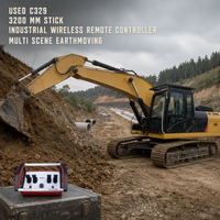 Excavatrice sur chenilles d'occasion, télécommande sans fil, stock disponible, bonnes performances hydrauliques pour travaux de construction lourds