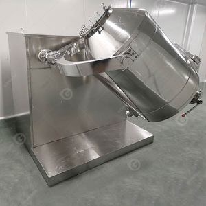 Mélangeur à poudre sèche de laboratoire Turbula, multifonction, haute vitesse, 3D, à tambour rotatif, avec moteur principal et boîte de vitesses, en acier inoxydable SUS304, automatique - Product Image 2