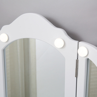 Écran tactile miroir ampoule remplaçable de bureau grand vanité table console avec miroir