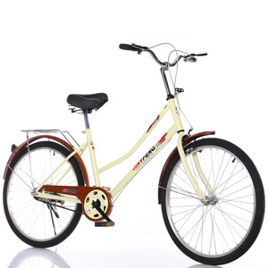 Vélo pas cher <span class=keywords><strong>de</strong></span> 26 pouces, cadre en acier classique, <span class=keywords><strong>vitesse</strong></span> unique, jante en aluminium, léger, pour femmes - Product Image 4