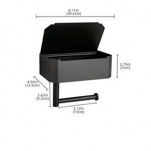 WEKIS Modern Stainless Steel Wall-Mounted Toilet Paper Towel Rack Eco-Friendly Design for Kitchen Hotel Gym Hospital Use - Product Image 2