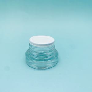 Bocaux en verre transparent épais à profil bas de 5 ml avec couvercle intérieur en étain/plastique, personnalisables avec logo et forme, pour huiles, baumes à lèvres, cires et cosmétiques - Product Image 2