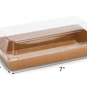Caja Rectangular de Papel Kraft Personalizada para Empacar Sushi, Venta Caliente - Product Image 5