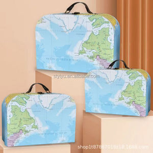Maleta personalizada con asa mental púrpura cielo estrellado Pegasus diseño caja moda papel duro hacer lápiz estuche de transporte - Product Image 4